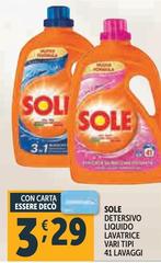 Sole - Detersivo Lavatrice
