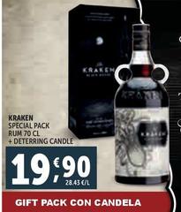 Kraken - Special Pack Rum + Deterring Candle