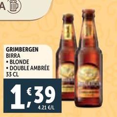 Grimbergen - Birra Blonde Double Ambrée