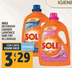 Sole - Detersivo Liquido Lavatrice