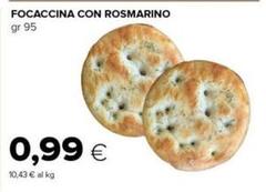 Focaccina Con Rosmarino