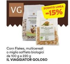 Il viaggiotor goloso - Corn Flakes, Multicereali O Miglio Soffiato Biologici