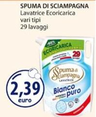 Spuma di Sciampagna - Lavatrice Ecoricarica