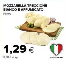 Mozzarella Treccione Bianco E Affumicato