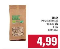 Selex - Pistacchi Tostati E Salati Bio
