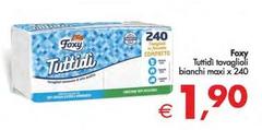 Foxy - Tuttidi Tovaglioli Bianchi Maxi