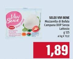 Viver bene - Mozzarella Di Bufala Campana DOP Senza Lattosio