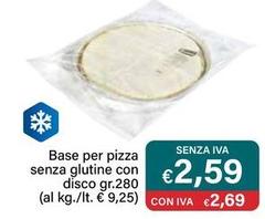 Base Per Pizza Senza Glutine Con Disco