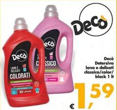 Deco - Detersivo Lana E Delicati Classico/Color/Black