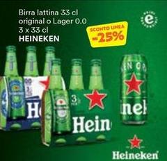 Heineken - Birra Lattina Original O Lager 0.0