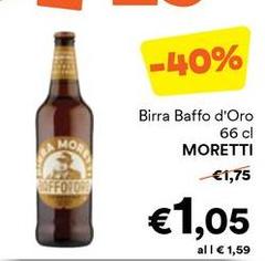 Moretti - Birra Baffo D'Oro