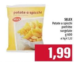 Selex - Patate A Spicchi Prefritte Surgelate