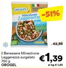 Orogel - Il Benessere Minestrone Leggerezza Surgelato