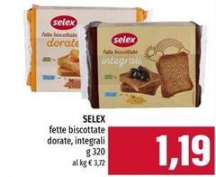 Selex - Fette Biscottate Dorate, Integrali
