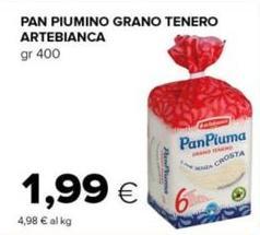 Artebianca - Pan Piumino Grano Tenero