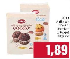 Selex - Muffin Con Gocce Di Cioccolato