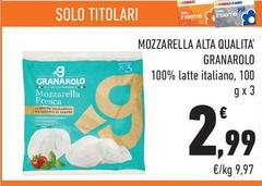 Granarolo - Mozzarella Alta Qualita'