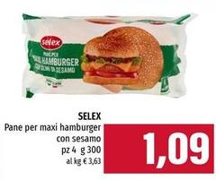 Selex - Pane Per Maxi Hamburger Con Sesamo