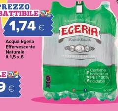 Egeria - Acqua Effervescente Naturale