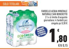 San Benedetto - Fardello Acqua Minerale Naturale
