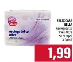 Selex - Casa Bella Asciugatutto 3 Veli Ultra