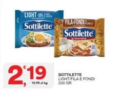 Sottilette - Light/Fila E Fondi