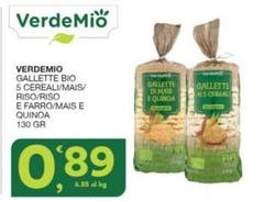Verde mio - Gallette Bio 5 Cereali/mas/ Riso/ Riso E Farro/mais E Quinoa