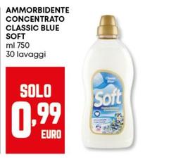 Soft - Ammorbidente Concentrato Classic Blue