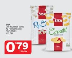 Sisa - Cornetti Di Mais Al Formaggio/ Pop Corn