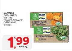 La Valle degli Orti - Tortini Panato/ Spinaci/ Ortolano