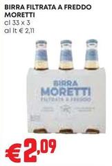 Moretti - Birra Filtrata A Freddo