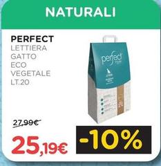 Perfect - Lettiera Gatto Eco Vegetale