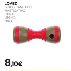 Lovedi - Gioco Cane Eco Masticativo Fibra Legno Mix 1