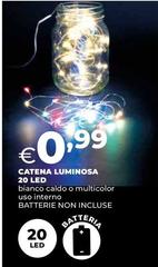 Catena Luminosa 20 Led