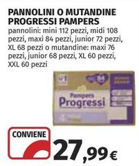 Pampers - Pannolini O Mutandine Progressi