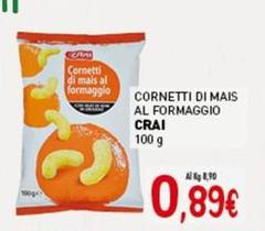 Crai - Cornetti Di Mais Al Formaggio