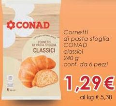 Conad - Cornetti Di Pasta Sfoglia Classici