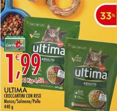 Ultima - Croccantini Con Riso Manzo/Salmone/Pollo