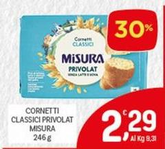 Misura - Cornetti Classici Privolat