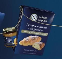 La Rosa Dei Gusti - 1 cinque de cornetti con granella