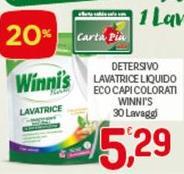 Winni's - Detersivo Lavatrice Liquido Eco Capi Colorati