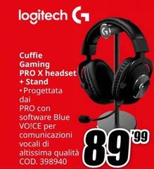 Logitech - Pro X Headset + Stand