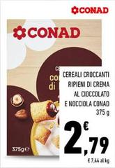 Conad - Cereali Croccanti Ripieni Di Crema Al Cioccolato E Nocciola