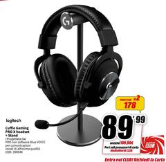 Logitech - Cuffie Gaming Pro X Headset