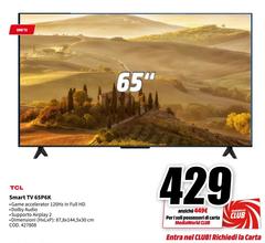 TCL - Smart Tv 65p6k