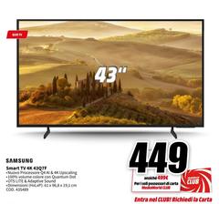 Samsung - Smart Tv 4k 43q7f