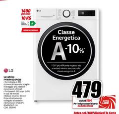 LG - Lavatrice F4WR6014AGW