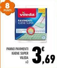 Vileda - Panno Pavimenti Igiene Super