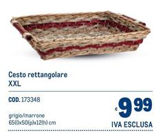 Cesto Rettangolare Xxl