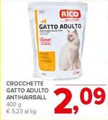 Rico - Crocchette Gatto Adulto Antihairball